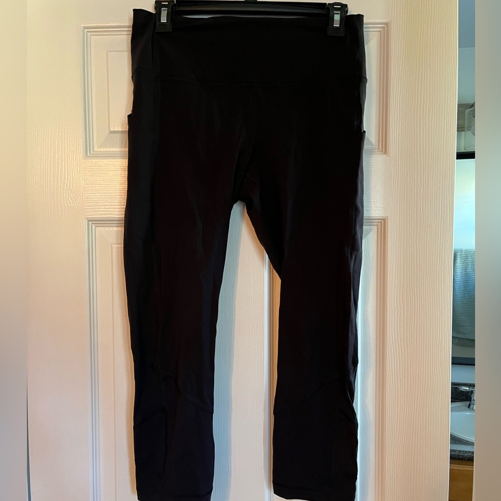 Lululemon Pace Rival High Rise Crop 22” Leggings with Pockets Size 8